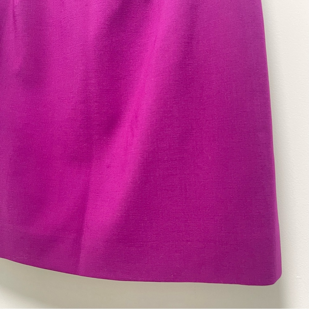 Moschino Cheap & Chic Wool Blend Purple Mini Skirt Size 8 - Picture 9 of 13